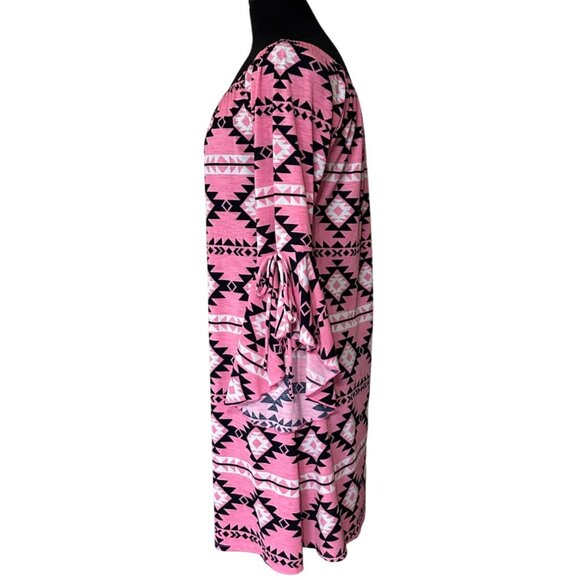 Women's TEE FOR THE SOUL Brand Shift Dress Geometric Print Poly Blend Size M - Picture 16 of 16